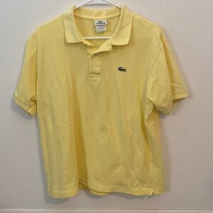 Lacoste polo—yellow